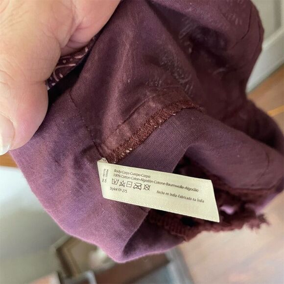 Free People One Women's Multicolor Fringe Bustier Tank Top Size S Boho Festival - Picture 4 of 4